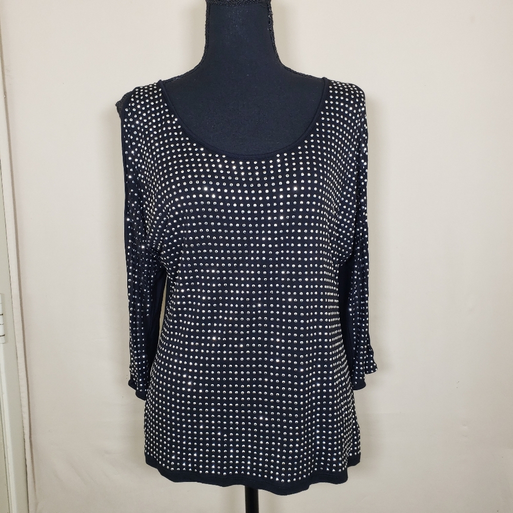 INC Rhinestone Top - Picture 10 of 11